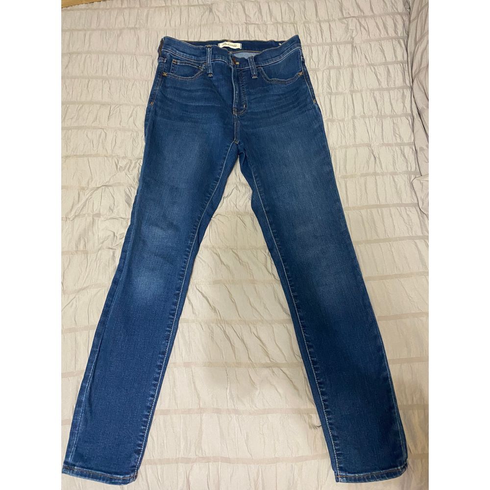 Madewell Roadtripper Women's Classic Blue Denim Jeans Straight Leg Size 28 - Picture 1 of 5